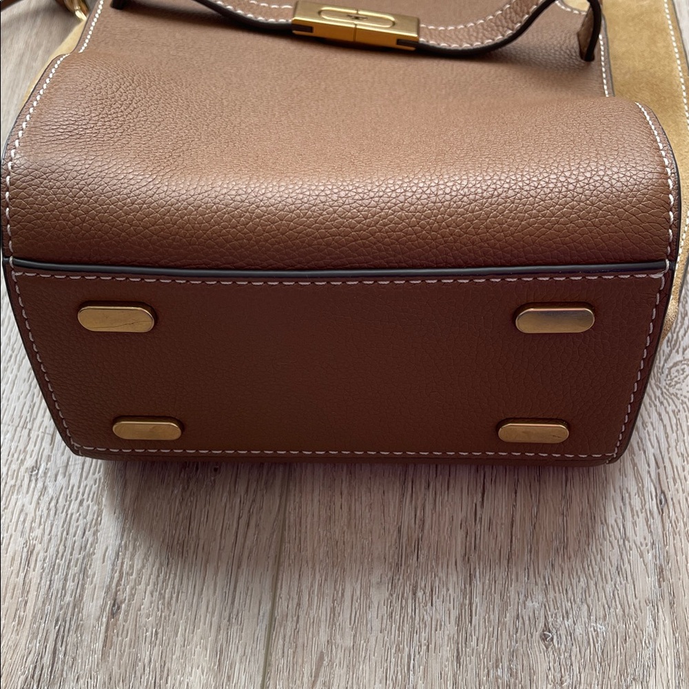 Tory Burch Brown and Tan Crossbody Bag - Picture 2 of 14